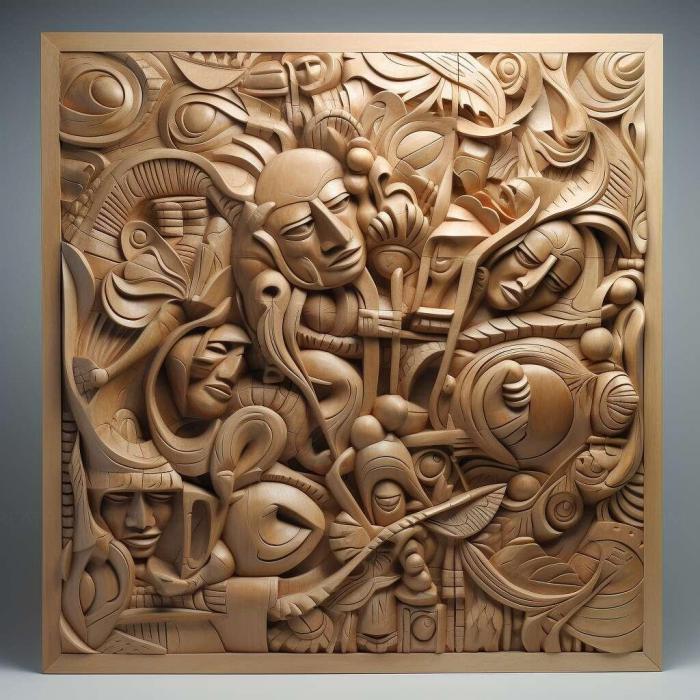 نموذج ثلاثي الأبعاد لآلة CNC 3D Art 